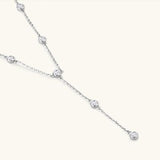 1.1 Carat Moissanite 925 Sterling Silver Necklace - Flyclothing LLC