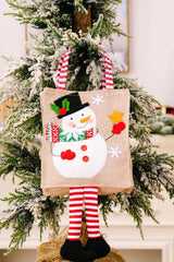 4-Pack Christmas Gnome Graphic Striped Gift Bag - Flyclothing LLC