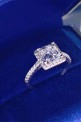 2 Carat Moissanite 925 Sterling Silver Ring - Flyclothing LLC