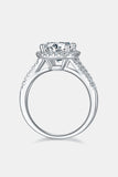 3 Carat Moissanite Halo Ring - Flyclothing LLC