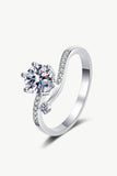 On My Mind 925 Sterling Silver Moissanite Ring - Flyclothing LLC