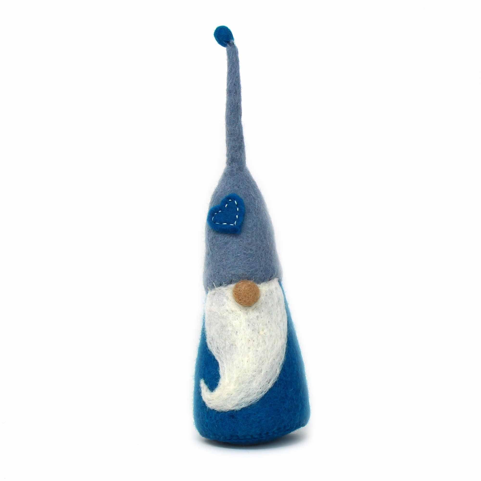 Winter Blues Felt Gnomes Trio, Set of 3 - Flyclothing LLC