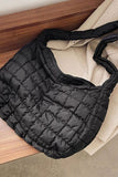 Large Quilted Shoulder Bag - Flyclothing LLC