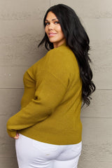 Zenana Kiss Me Tonight Full Size Button Down Cardigan in Chartreuse - Flyclothing LLC