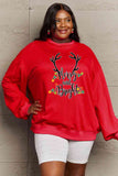 Simply Love Full Size MERRY AND BRIGHT Graphic Sweatshirt - Flyclothing LLC