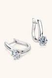 2 Carat Moissanite 925 Sterling Silver Earrings - Flyclothing LLC