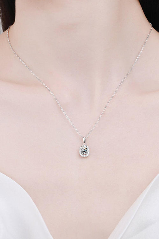 Be The One 1 Carat Moissanite Pendant Necklace - Flyclothing LLC