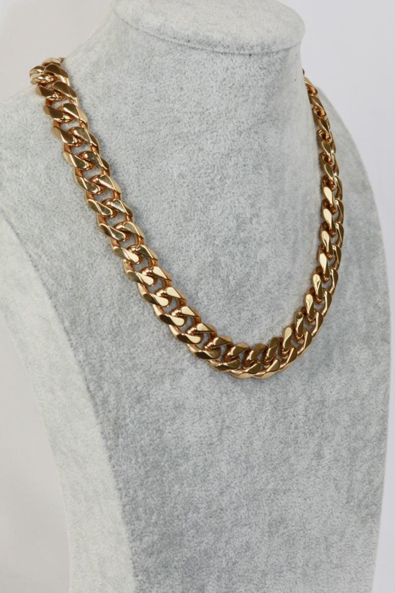 Thick Curb Chain Stainless Steel Necklace - Flyclothing LLC