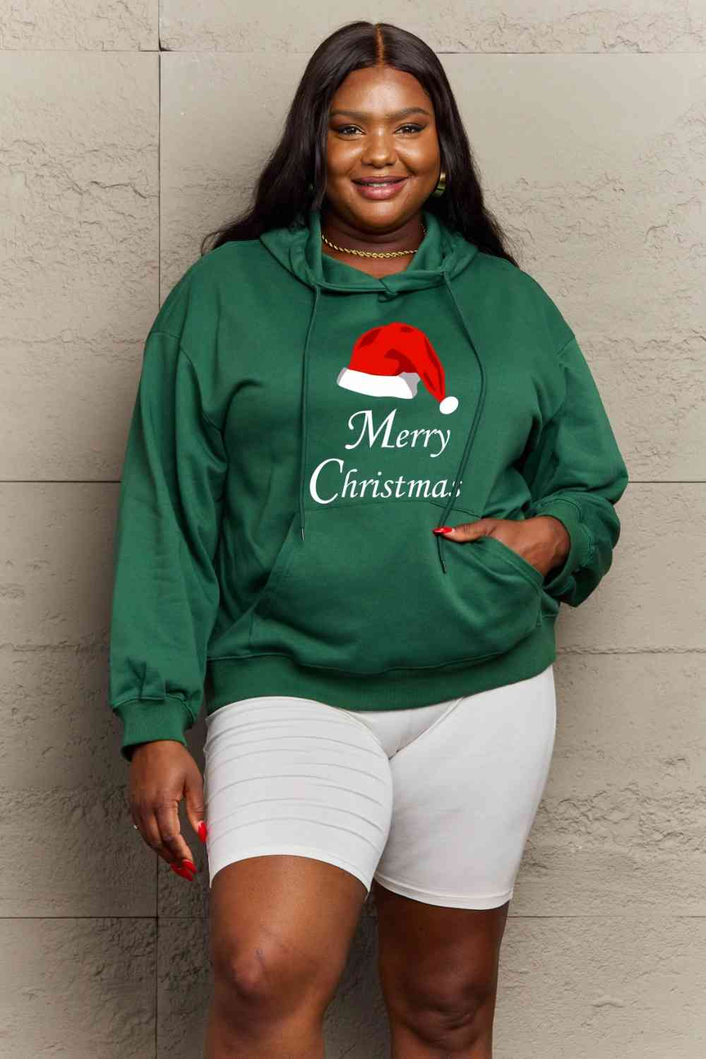 Simply Love Full Size MERRY CHRISTMAS Graphic Hoodie