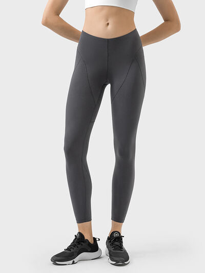 Mid-Rise Waist Active Pants - Flyclothing LLC