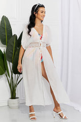 Marina West Swim Sun Goddess Tied Maxi Cover-Up - Flyclothing LLC