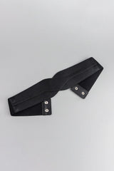 Elastic Wide PU Belt - Flyclothing LLC