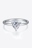 1 Carat Moissanite 925 Sterling Silver Solitaire Ring - Flyclothing LLC