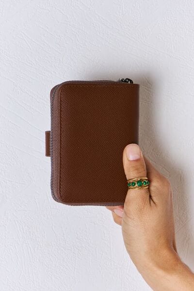 David Jones PU Leather Mini Wallet - Flyclothing LLC