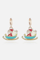 Christmas Theme Alloy Earrings - Trendsi