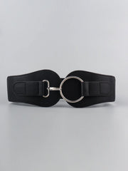 PU Elastic Wide Belt - Flyclothing LLC