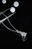 1 Carat Moissanite 925 Sterling Silver Necklace - Flyclothing LLC