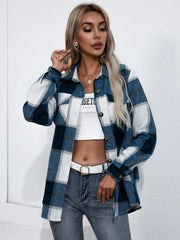 Plaid Button Up Flannel Shirt - Flyclothing LLC