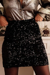 Sequin Mini Skirt - Flyclothing LLC