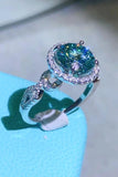 2 Carat Moissanite Emerald Green Ring - Trendsi