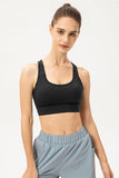 Scoop Neck Long Sports Bra - Flyclothing LLC