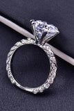 Forever Love Side Stone Moissanite Ring - Flyclothing LLC