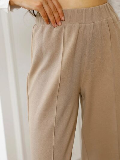 High Waist Straight Pants - Flyclothing LLC