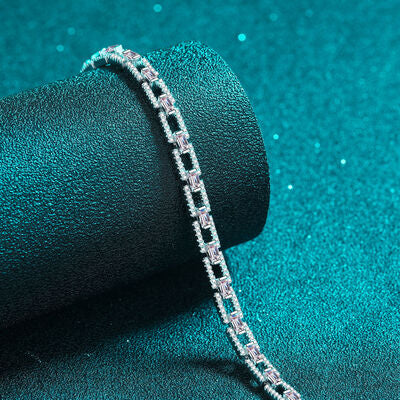 3.2 Carat Moissanite 925 Sterling Silver Bracelet - Flyclothing LLC