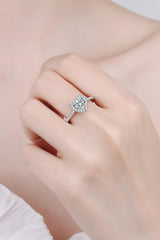 1 Carat Moissanite Heart-Shaped Ring - Flyclothing LLC