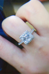 2 Carat Moissanite 925 Sterling Silver Ring - Flyclothing LLC