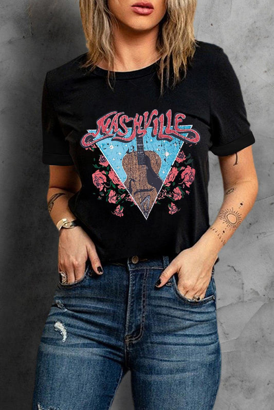 NASHVILLE Graphic T-Shirt - Flyclothing LLC