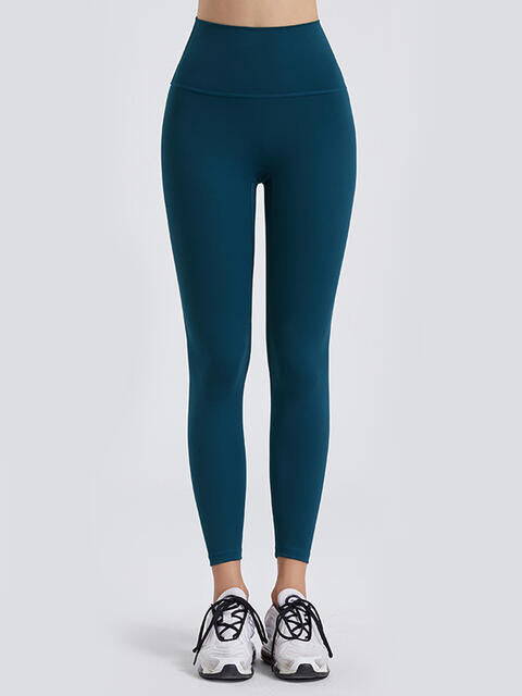 Wide Waistband Sports Leggings - Flyclothing LLC