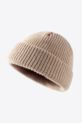 Calling For Winter Rib-Knit Beanie - Trendsi