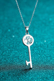 Moissanite Key Pendant Necklace - Flyclothing LLC