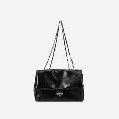 Textured PU Leather Shoulder Bag - Flyclothing LLC