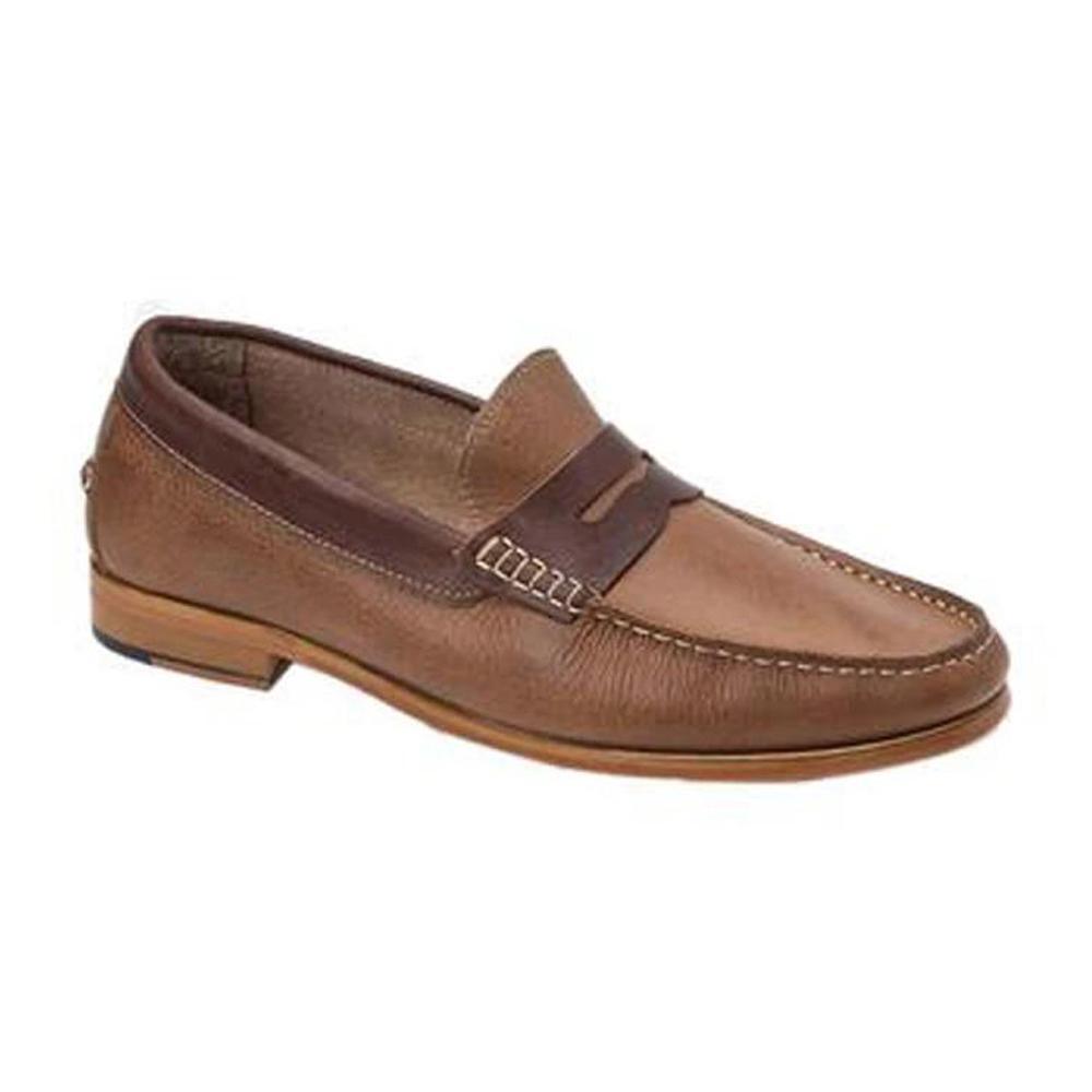 Sandro Moscoloni Braga Mocc Handsewn Penny Slip on - Flyclothing LLC