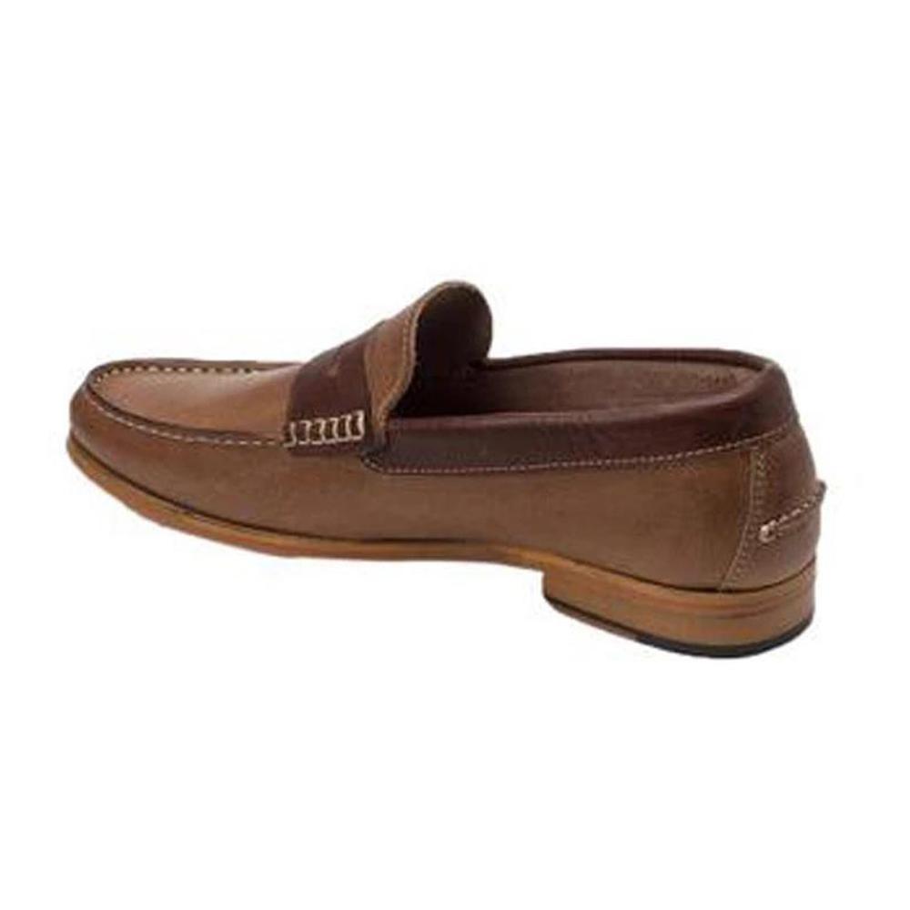 Sandro Moscoloni Braga Mocc Handsewn Penny Slip on - Flyclothing LLC