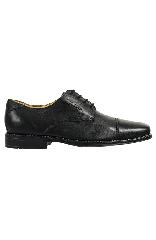 Sandro Moscoloni Bruno Cap Toe Derby Black - Flyclothing LLC