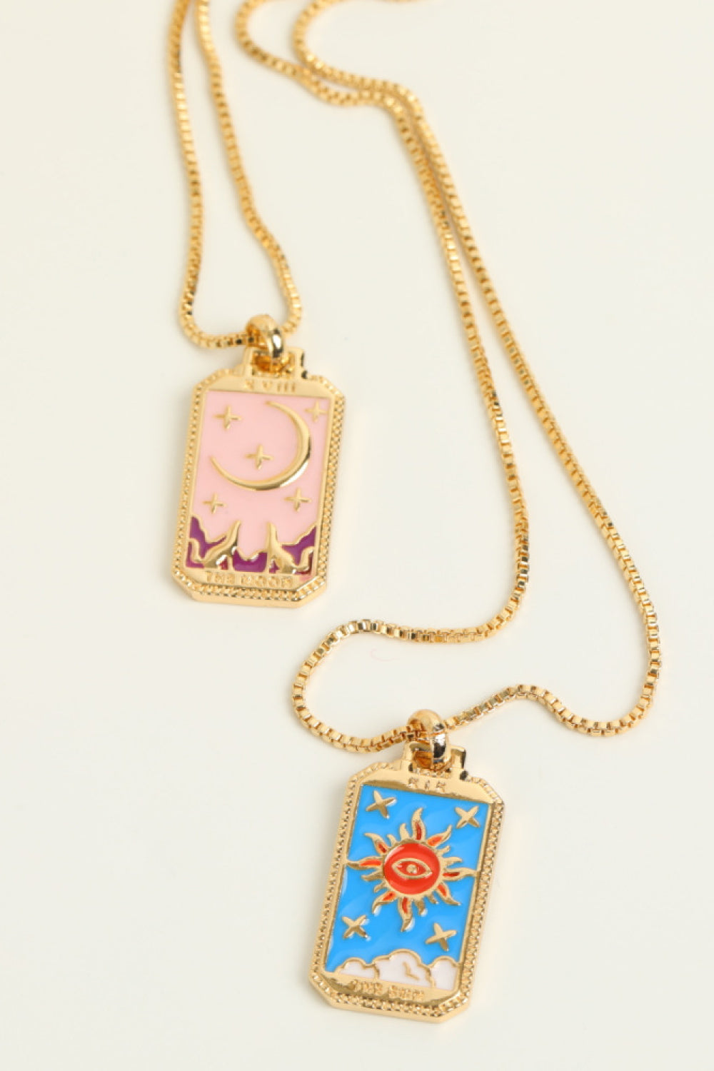 Tarot Card Pendant Copper Necklace - Flyclothing LLC