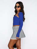 Cutout Raglan Sleeve Bolero and Tube Top - Flyclothing LLC