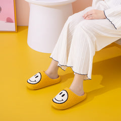 Melody Smiley Face Slippers - Flyclothing LLC