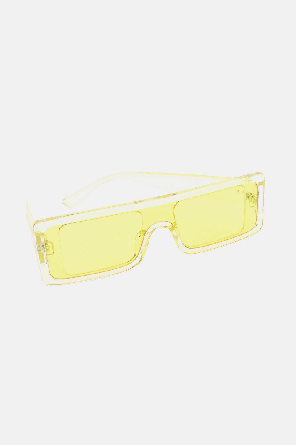 Polycarbonate Frame Rectangle Sunglasses - Flyclothing LLC