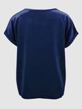 Round Neck Short Sleeve T-Shirt - Flyclothing LLC