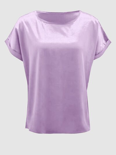 Round Neck Short Sleeve T-Shirt - Flyclothing LLC