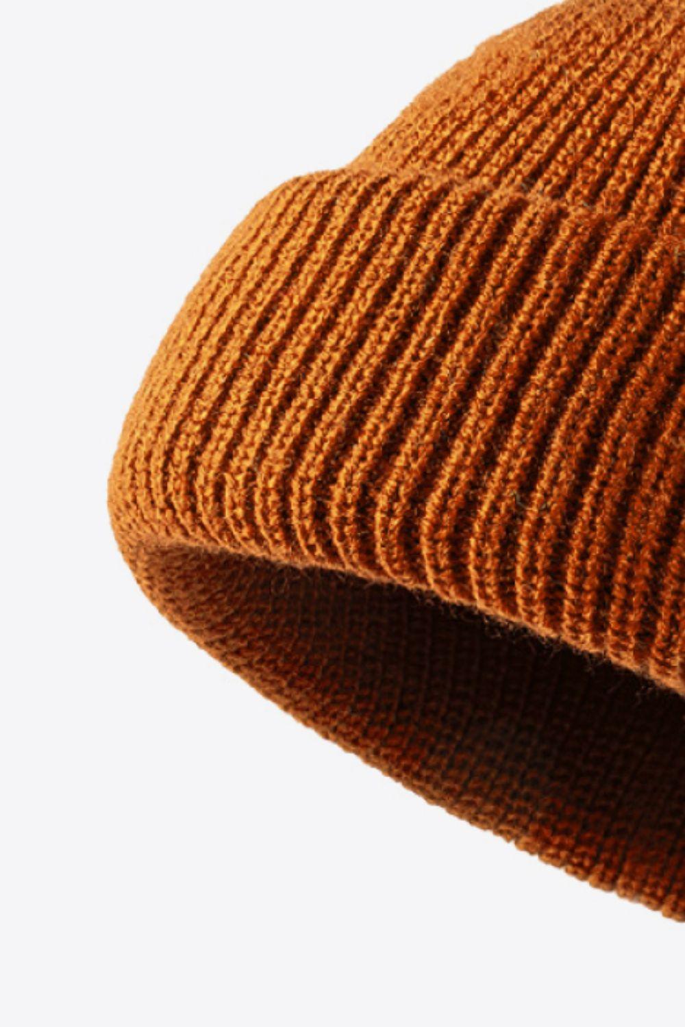 Calling For Winter Rib-Knit Beanie - Trendsi