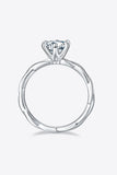 1 Carat Moissanite 925 Sterling Silver Ring - Flyclothing LLC