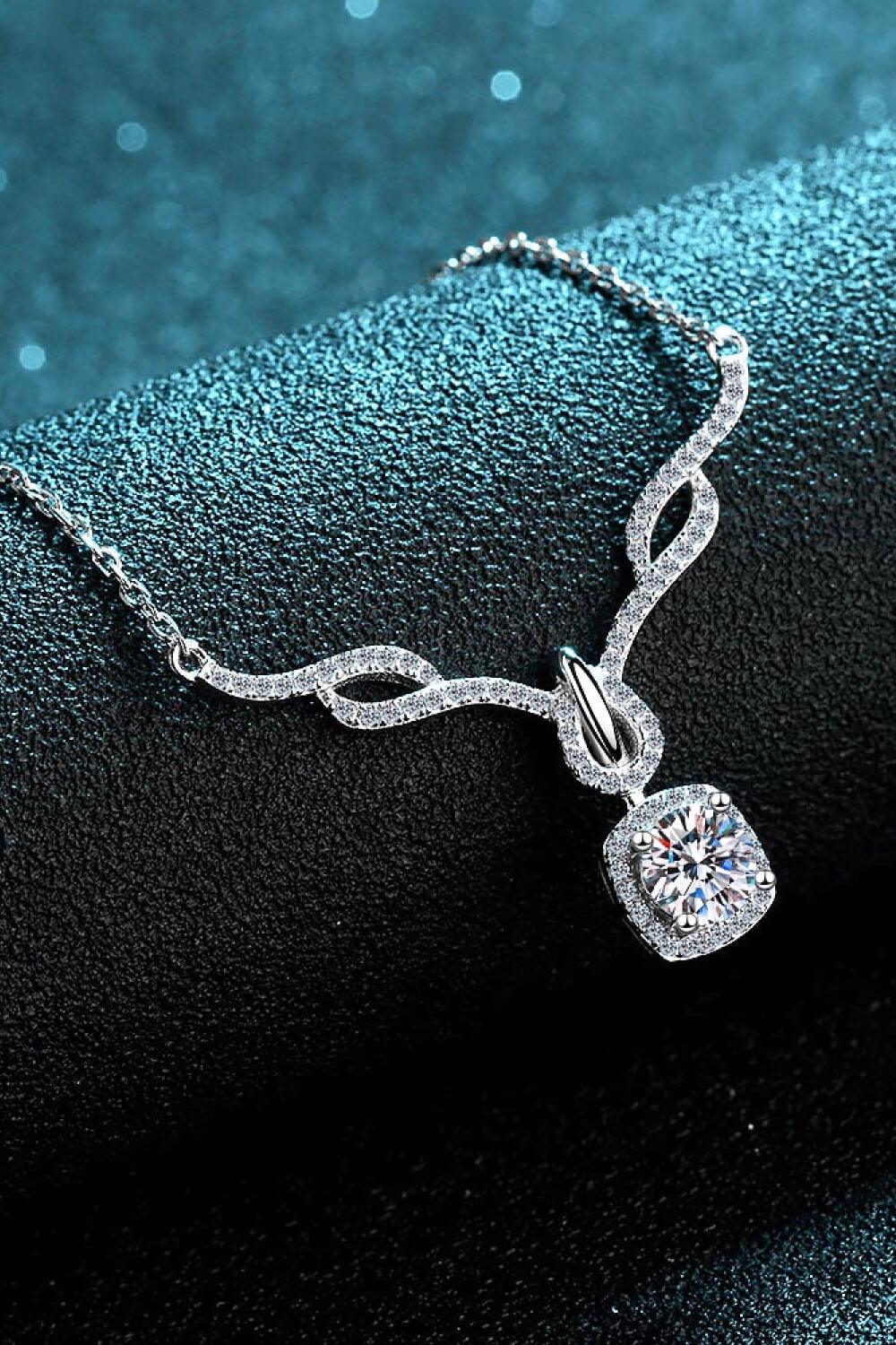 Right On Trend Moissanite Pendant Necklace - Flyclothing LLC