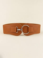 PU Elastic Wide Belt - Flyclothing LLC