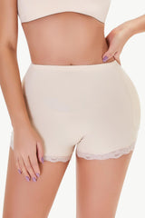 Full Size Lace Trim Shaping Shorts - Trendsi