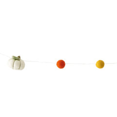 Hand Felted Garland: Pumpkins - Global Groove - Flyclothing LLC